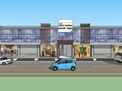 Shopping Complex at Mhaswad